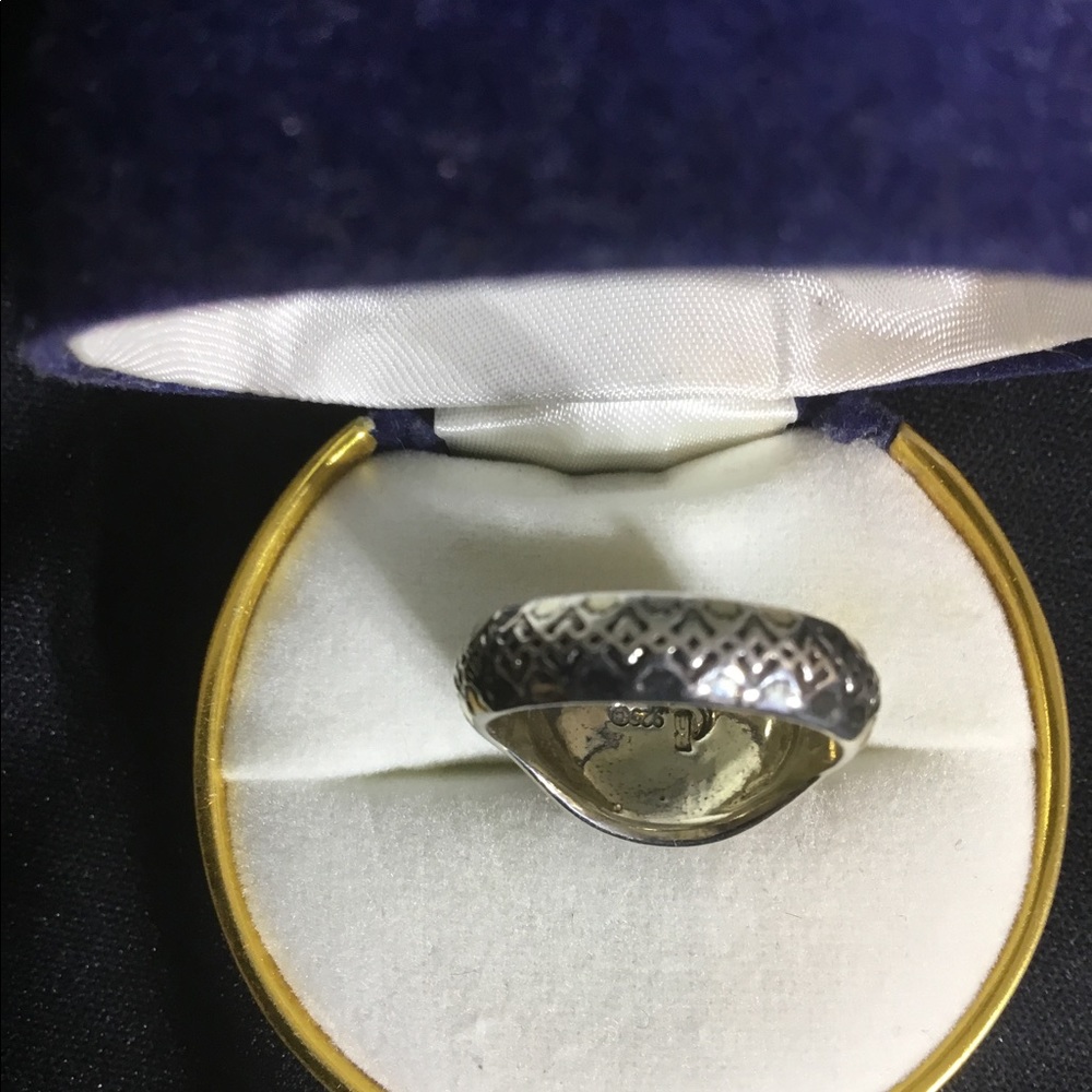 Carolyn Pollack Sterling Silver Carnelian Ring - Picture 4 of 6